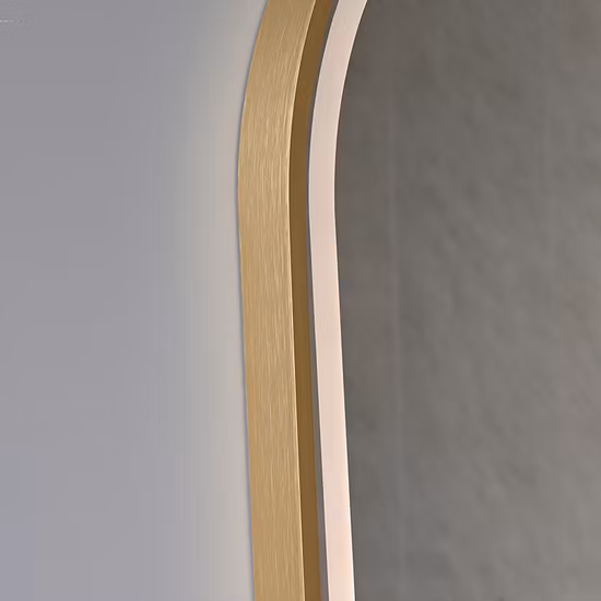 工場でカスタマイズされたスマートタッチセンサー壁掛けLED照明付きバスルームミラー